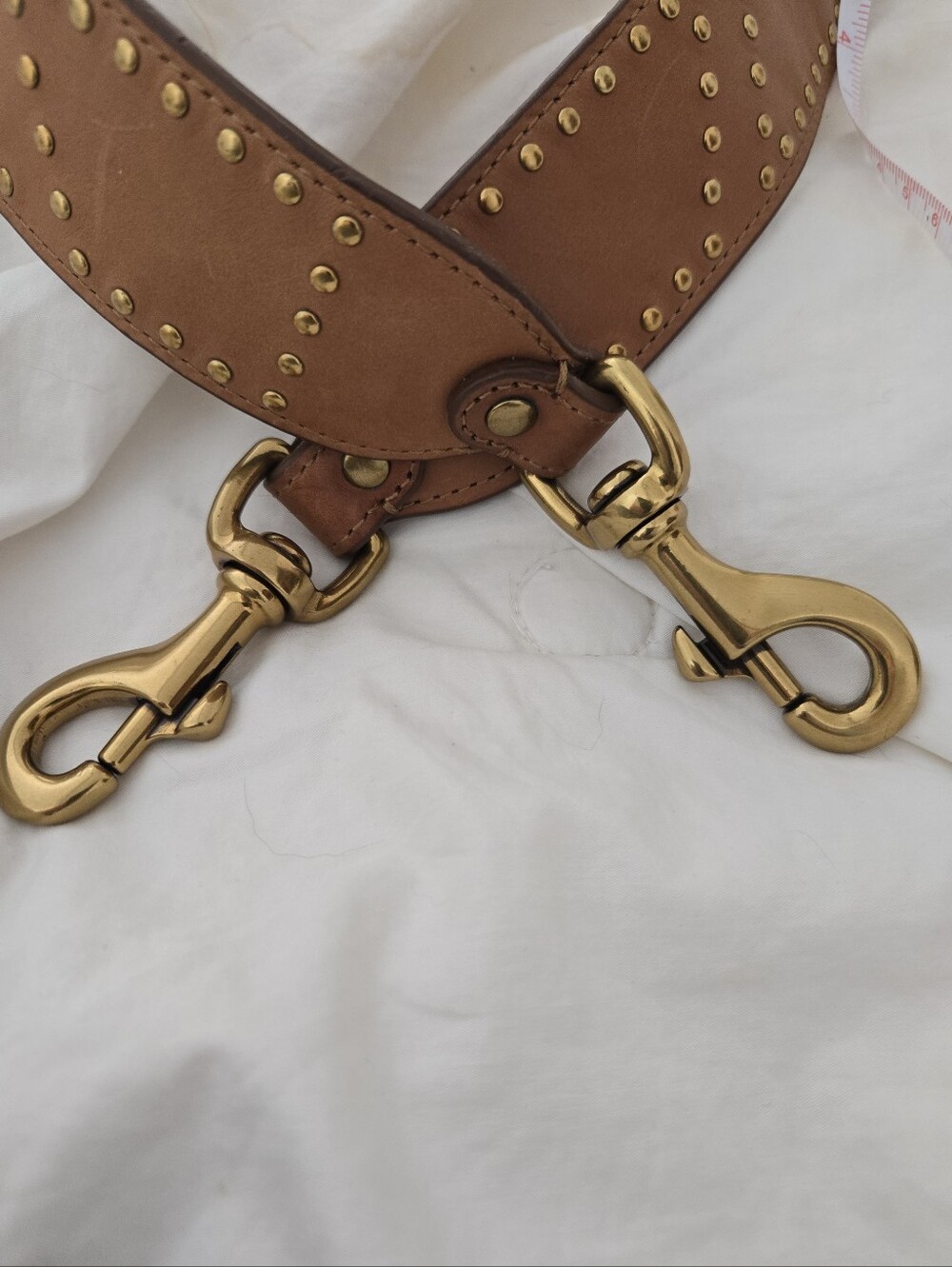 Frye Graphic Stud Leather Crossbody Strap with Box *See Description* - Picture 7 of 9